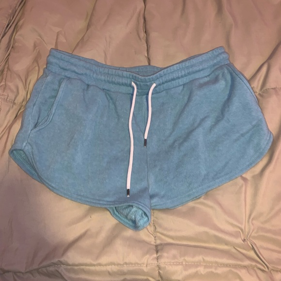 Blue sweat shorts - Picture 1 of 3